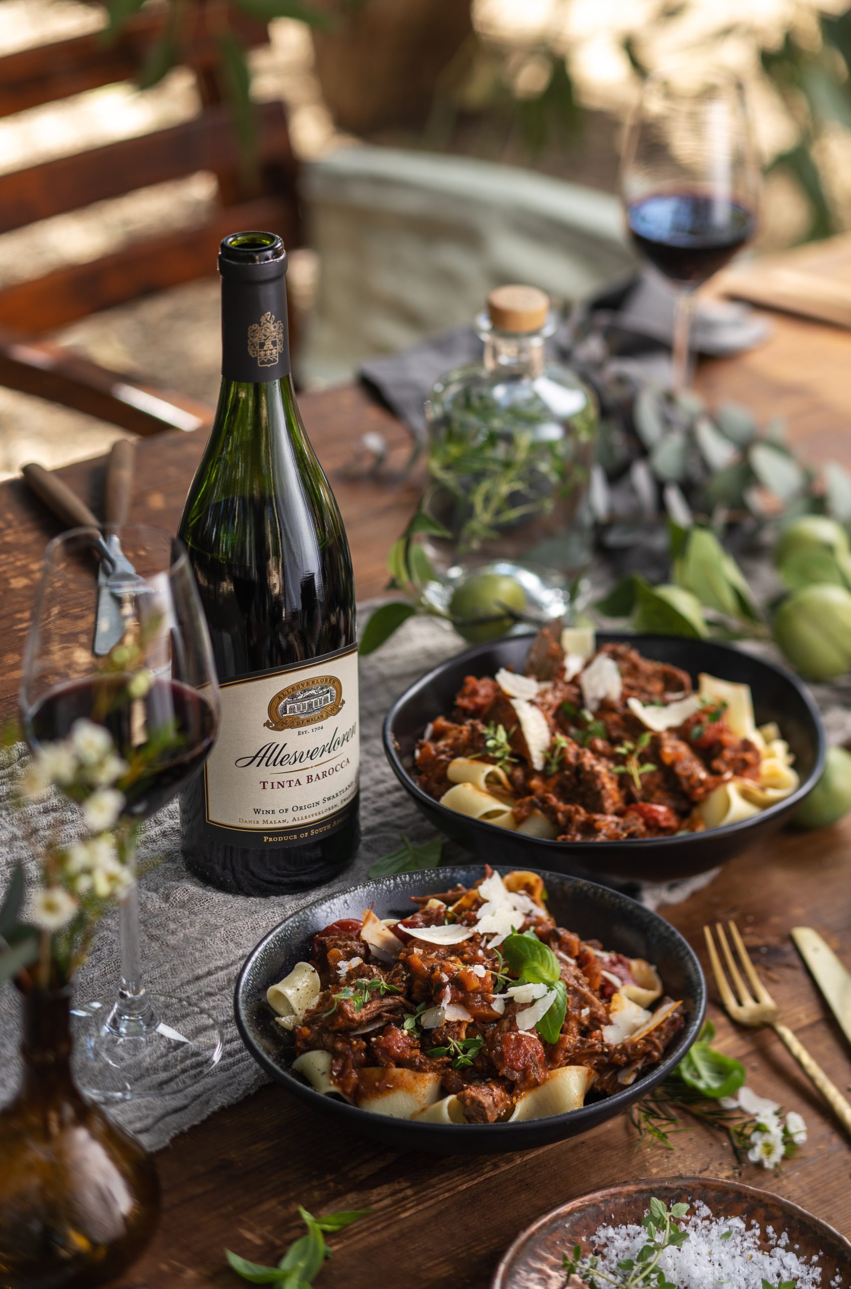 Allesverloren_Meaty Ragu With Pappardelle_Tinta Barocca NV